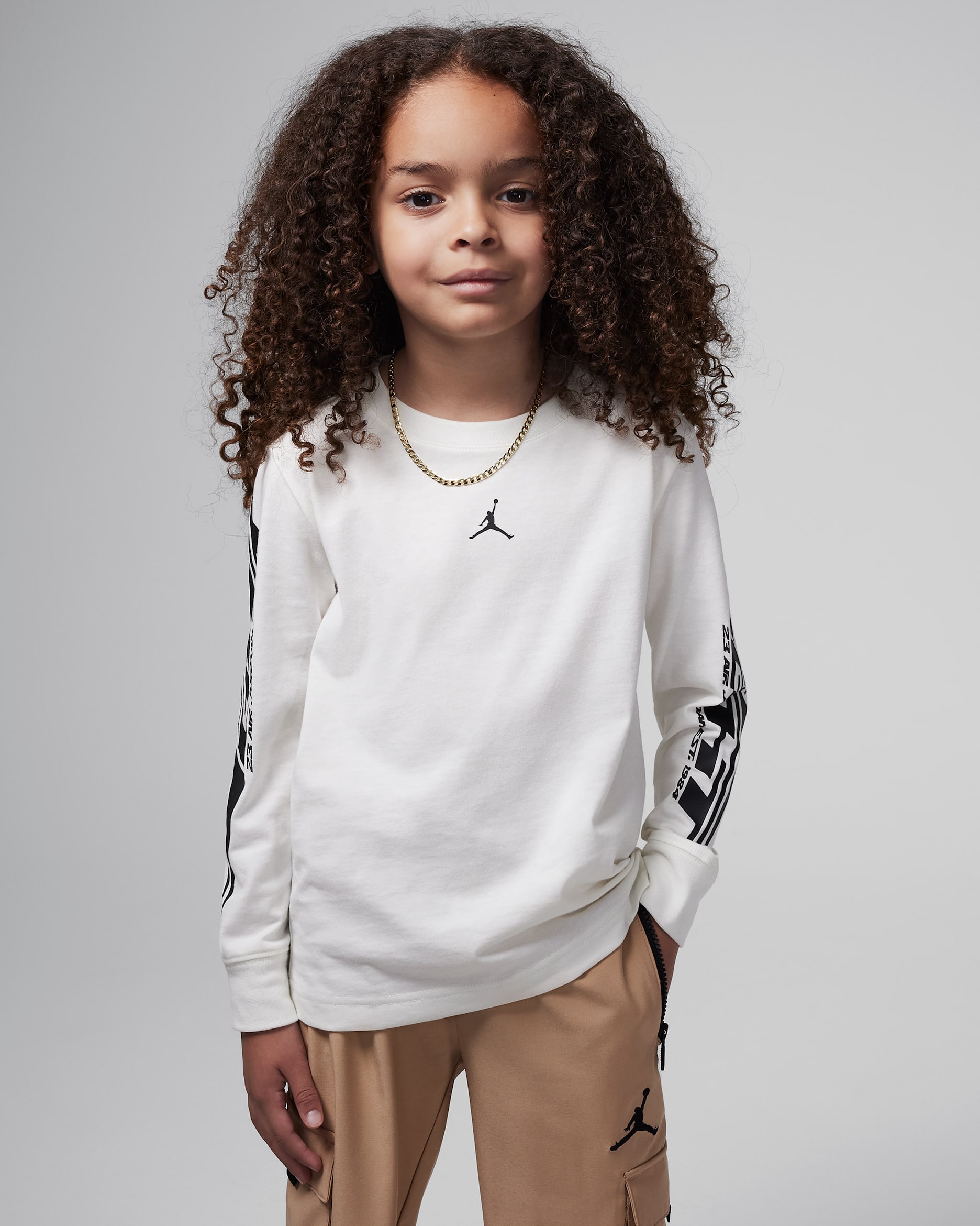 NIKE公式】ジョーダン MVP リトルキッズ フライト ロングスリーブ T